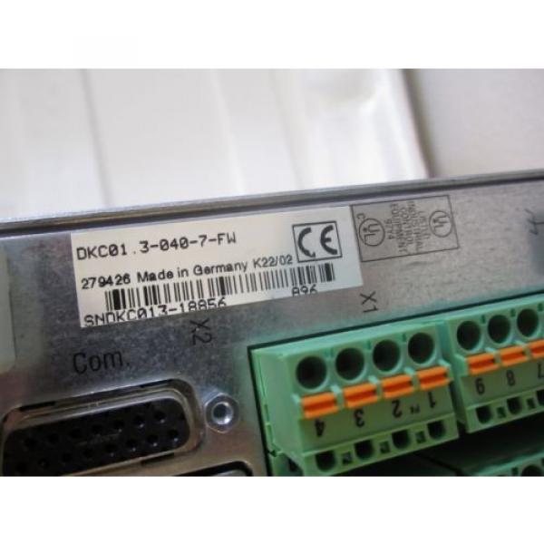 REXROTH France France INDRAMAT DKC01.3-040-7-FW #4 image