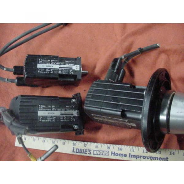 Lot Australia Greece of 3 Bosch Rexroth A/C Servo Motors  Free Shipping! #1 image