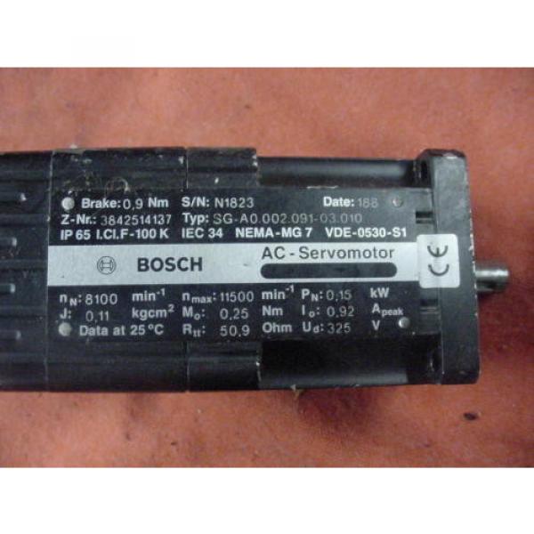 Lot Australia Greece of 3 Bosch Rexroth A/C Servo Motors  Free Shipping! #2 image