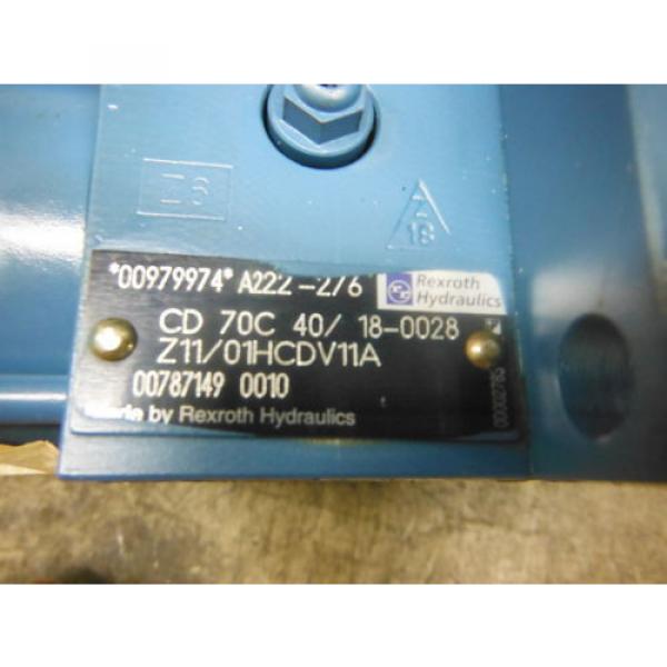 REXROTH USA France CYLINDER CD 70C 40 / 18-0028 ~ Used #2 image