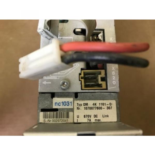 DM-4K-1101-D Korea Mexico BOSCH REXROTH DM4K1101D SERVO DRIVE 7AMP 670/705VDC FREESHIPSAMEDAY #3 image