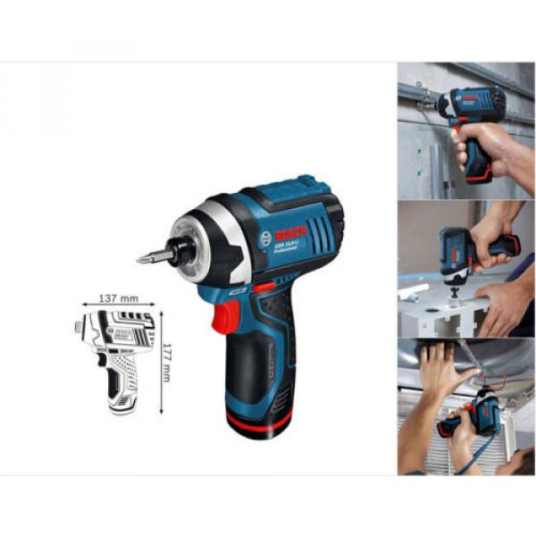 Bosch GDR10.8-LI 10.8 Professional 10.8V 2.0Ah Li-Ion Cordless Impact Driver #2 image