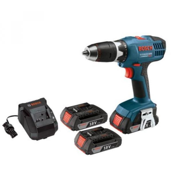 BOSCH DDB180-02 18-Volt Lithium-Ion 3/8-Inch 18V Cordless Drill/Driver Kit #1 image