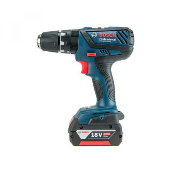 new5.0AH Bosch GSB 18-2-Li Plus LS Cordless COMBI DRILL 0615990HC7 3165140889933 #3 image