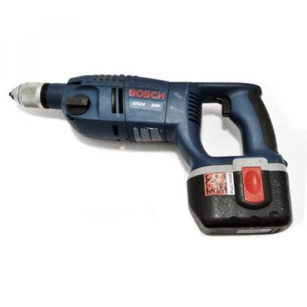 BOSCH 12524 24v PLATINUM 2.4Ah NiCd 2000 RPM 1/2&#034; CORDLESS HAMMER DRILL BUNDLE #5 image