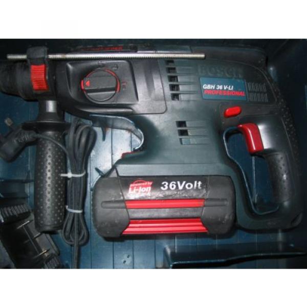 BOSCH GBH 36V-LI  CORDLESS  SDS  PROFESSIONAL DRILL #4 image