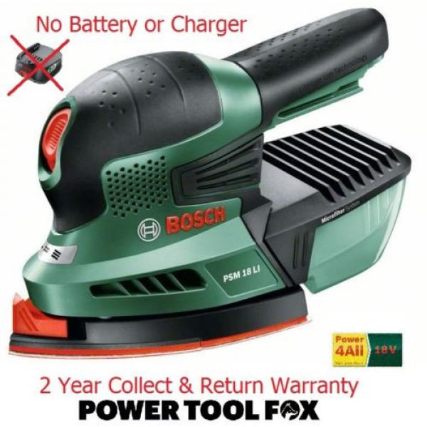 new Bosch PSM18Li (BARE TOOL) Cordless 18v Sander 06033A1301 3165140571975 *B #1 image