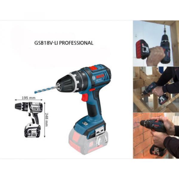 Bosch GSB 18V-LI Drill Driver 18 Volt Lithium-ion Cordless Body Only #4 image