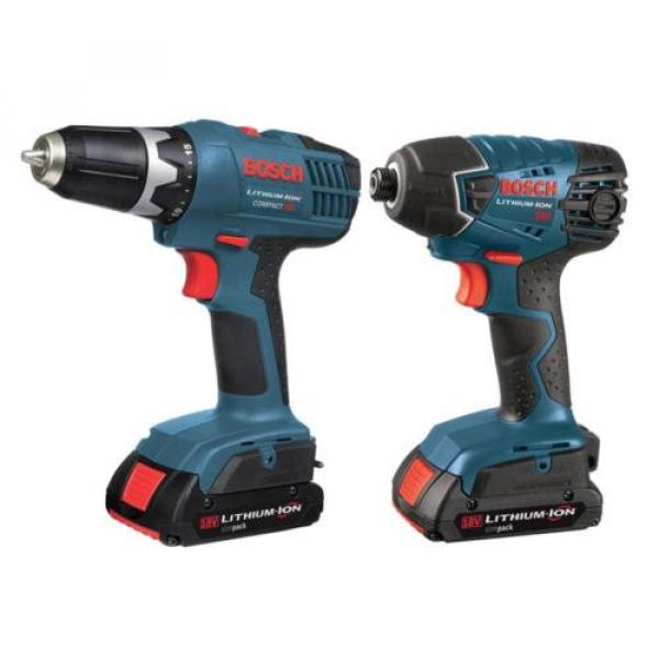 NEW Bosch CLPK24-180 18-Volt Lithium-Ion Combo Kit (2-Tool) NEW #2 image