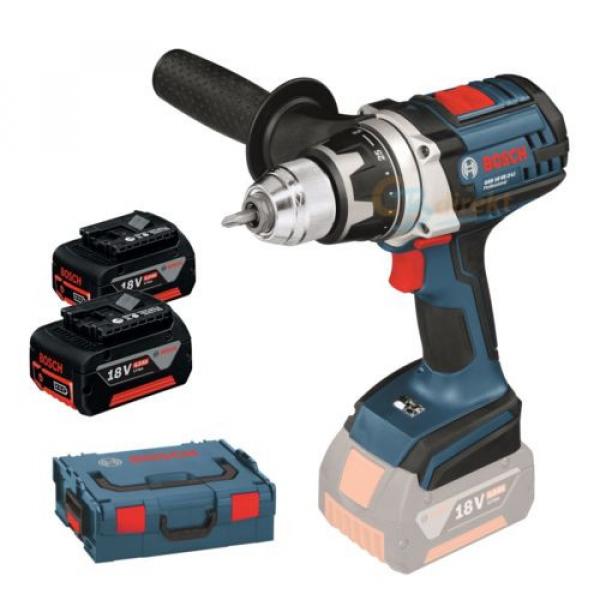 BOSCH BATERÍA ATORNILLADOR GSR 18 VE-2 LI + 2 BATERÍAS 4,0 AH + L-BOXX #1 image