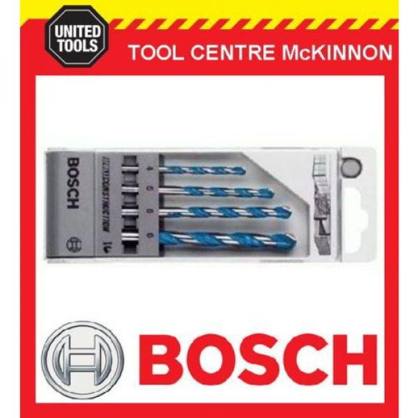 BOSCH 4pce MULTI-MATERIAL DRILL BIT SET IN CASE #1 image