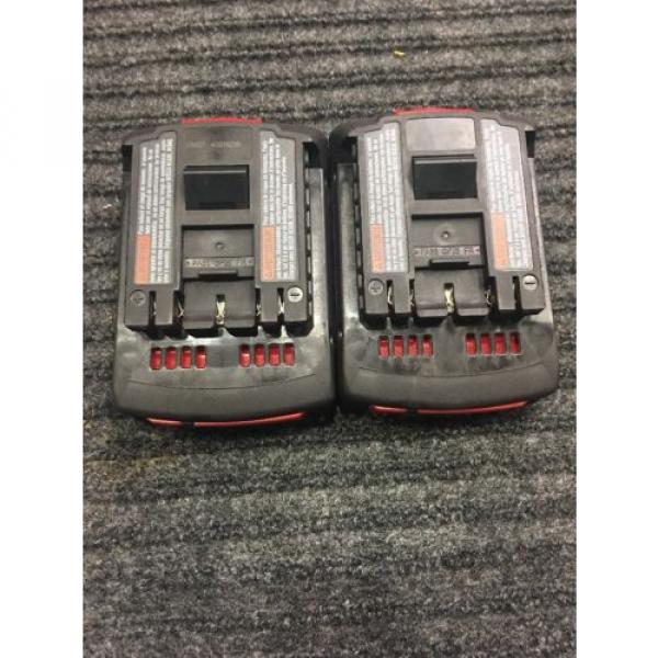 X2 Bosch 18v BAT612 Batteries 45922-2 #2 image