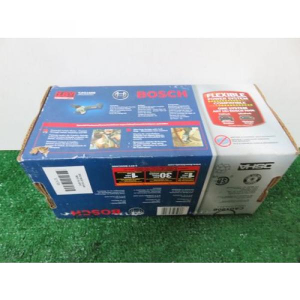 Bosch 18V Li-Ion Cordless 4 1/2&#034; Cutoff/Angle Grinder CAG180B #1 image