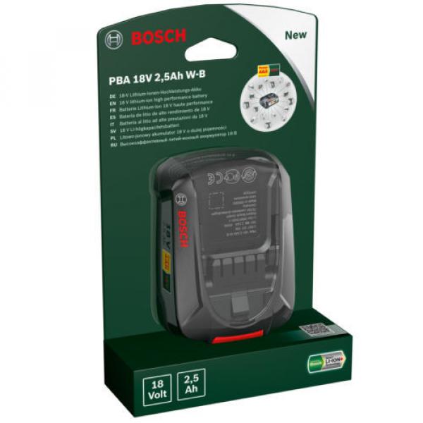 Bosch GREENTOOL Power4ALL 18V-2.5AH Lithium.ION Battery 1600A005B0 3165140821629 #1 image