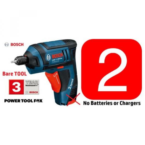 2 x BARE GSR Mx2Drive Cordless Screwdriver Drills 06019A2170 3165140575577&#039; #1 image