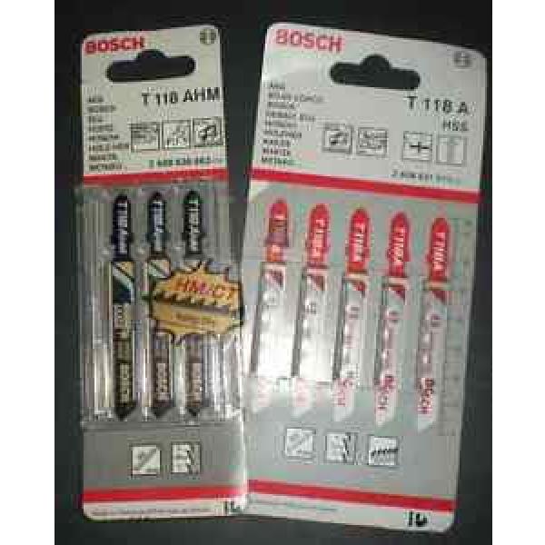 Bosch, Lame per seghetto alternativo, T 118 AHM(3pz.) + T 118 A(5pz.) #1 image