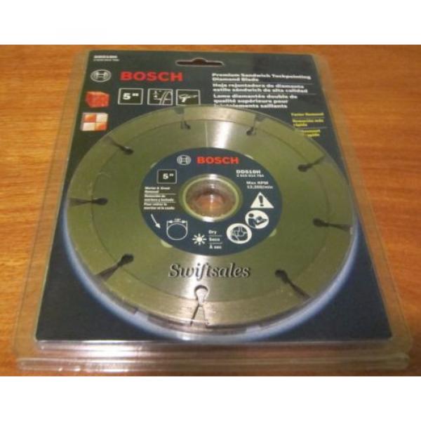 Bosch DD510H 5&#034; Premium Sandwich Tuckpointing Diamond Grinder Blade - New Sealed #1 image