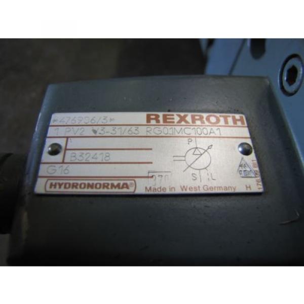 REXROTH Italy Russia 1PV2V3-31/63RG01MC100A1 1PV2V4-20/32RE01MC0-16A1 VANE HYDRAULIC PUMP #3 image