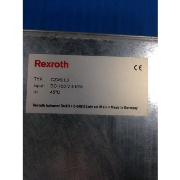 REXROTH Greece Singapore INDRAMAT CZM01.3-02-07 SERVO DRIVE USED CHEAP (U4) #3 image